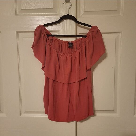 torrid Tops - Torrid coral off shoulder blouse